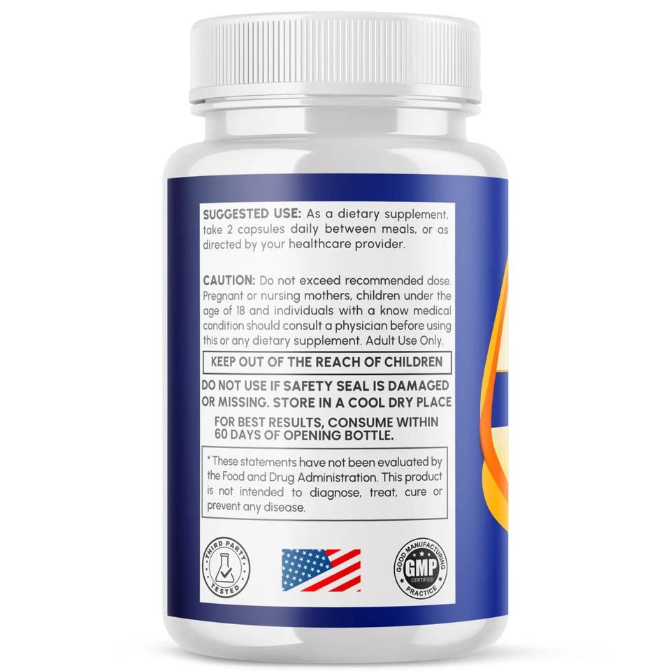 Glicodex supplement facts and bottle detail